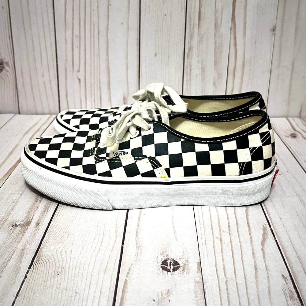 Vans Checkered Black and White Unisex Shoes Mens 5 Women’s 6.5 - Picture 4 of 8